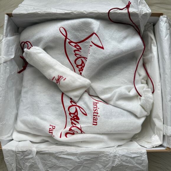 EUC•CHRISTIAN LOUBOUTIN 
Louis Orlato Camo Red Sole High-Top Sneakers Size: 37 - Picture 12 of 13